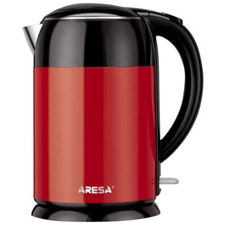 Чайник ARESA AR-3450, красный/черный