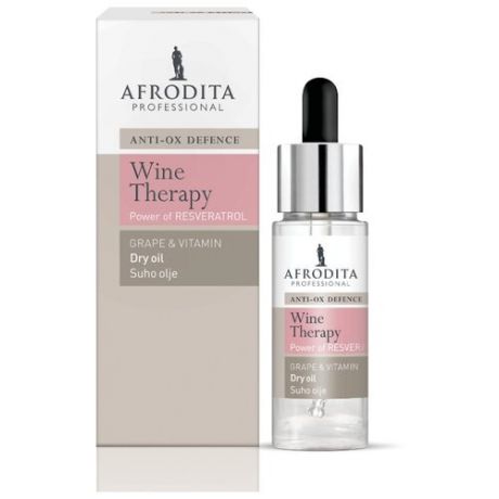 Сыворотка c маслом виноградных косточек и ресвератролом WINE THERAPY, Afrodita Cosmetics (Словения), 30мл