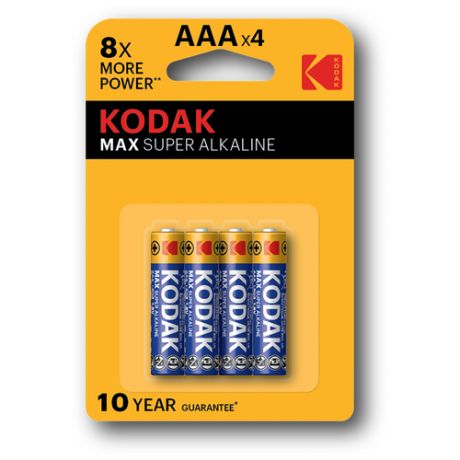 Элемент питания KODAK MAX LR03 BL4 (K3A-4) (40/200/32000)