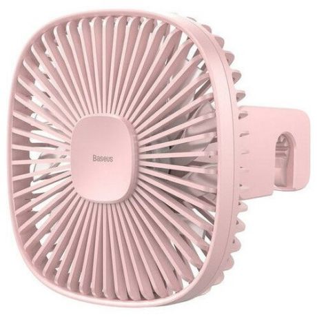 Автомобильный вентилятор на подголовник Baseus Natural Wind Magnetic Rear Seat Fan - Розовый (CXZR-04)