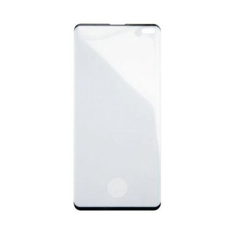 Защитное стекло Red Line Samsung Galaxy S10 Plus Full Screen (3D) tempered glass черный, с клеем в месте отпеч