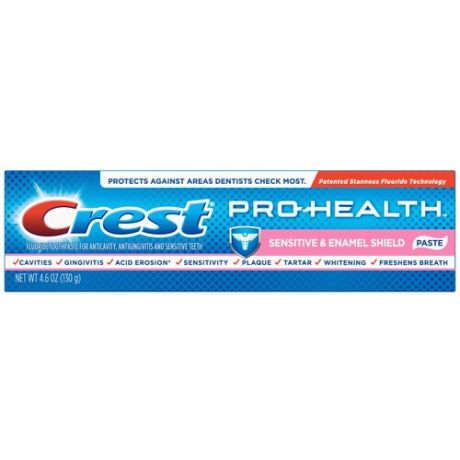 Зубная паста Crest Pro-health sensitive & enamel shield, 130 г, 3 шт.