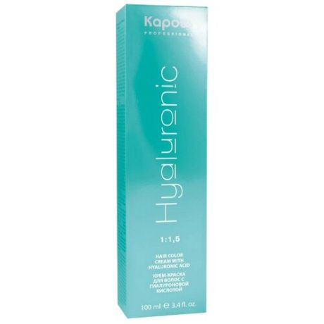 Kapous Hyaluronic Acid Крем-краска для волос с гиалуроновой кислотой Специальное мелирование, изумрудный, 100 мл