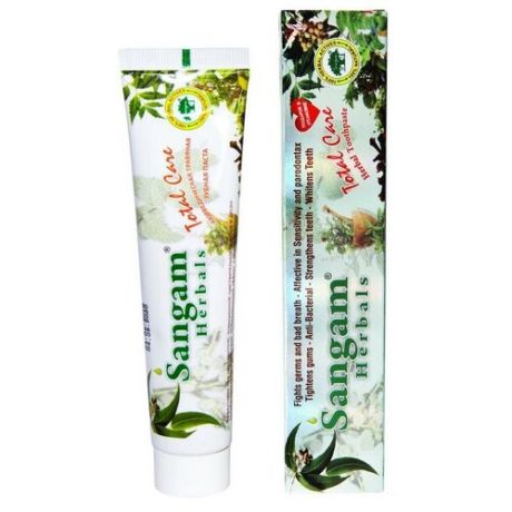 Зубная аюрв. паста "Total Care" Sangam Herbals, 100 гр