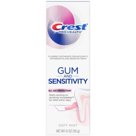 Crest Gum and Sensitivity All Day Protection – Лечебная зубная паста 116 грамм