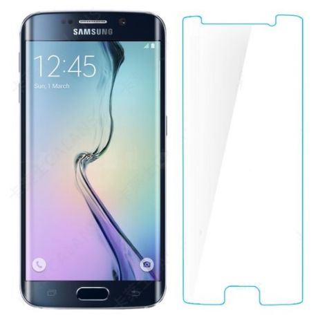 Неполноэкранная защитная пленка на плоскую часть экрана для Samsung Galaxy S6 Edge