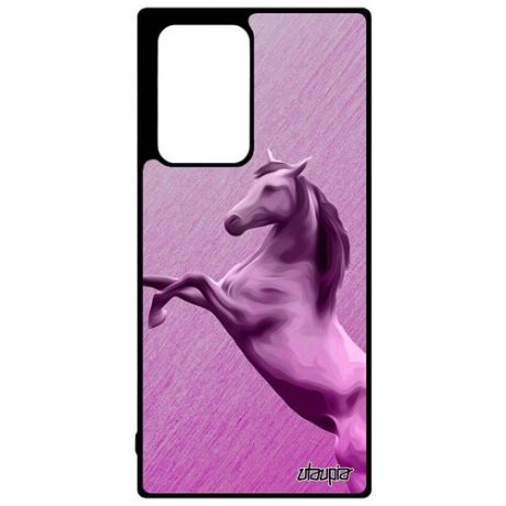 Красивый чехол на мобильный // Samsung Galaxy Note 20 Ultra // "Лошадь" Жеребенок Животные, Utaupia, розовый