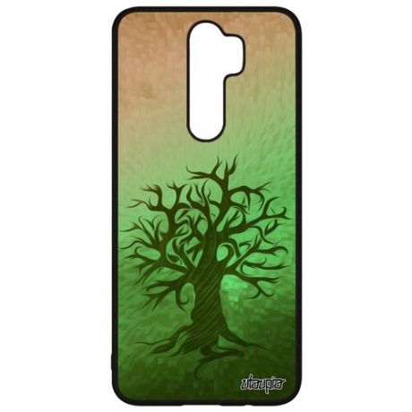 Защитный чехол на смартфон // Xiaomi Redmi Note 8 Pro // "Дерево жизни" Лес Флора, Utaupia, фиолетовый
