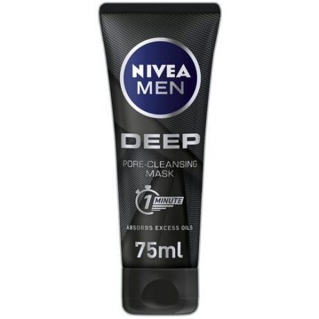 Nivea Очищающая маска для лица Deep Pore-Cleansing Mask, 75 мл