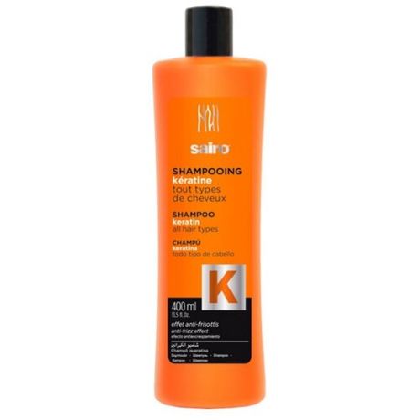 Шампунь Sairo Keratin All Hair Types Shampoo 400 мл