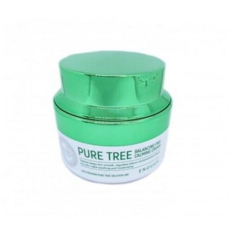 Enough Pure Tree Balancing Pro Calming Cream крем для лица с экстрактами чайного дерева, 50 мл