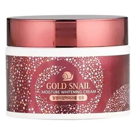 Enough Gold Snail Moisture Whitening Cream увлажняющий крем для лица с муцином улитки и золотом, 50 г