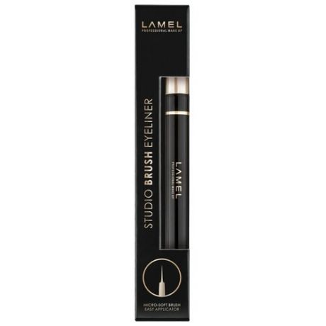 Lamel Professional Подводка-фломастер для век Studio Brush Eyeliner, оттенок 401