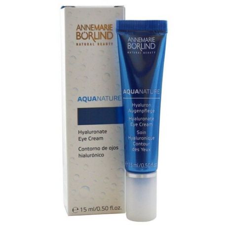 Annemarie Borlind Крем для кожи вокруг глаз Aquanature Hyaluronate Eye Cream, 15 мл