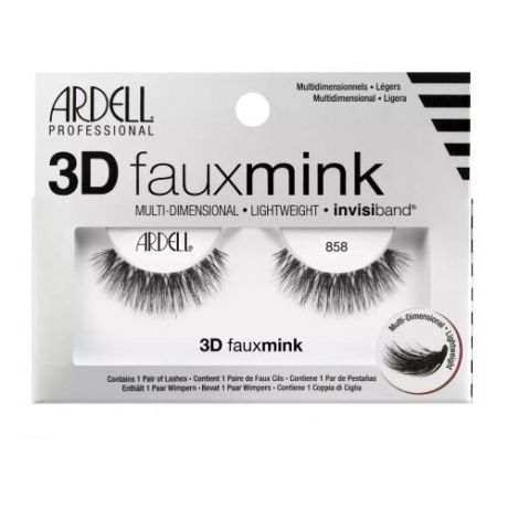 Ardell Ресницы 3D Faux Mink 858 черный
