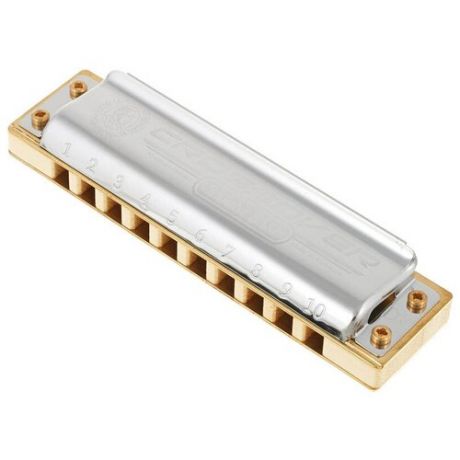 Губная гармошка Hohner Marine Band Crossover (M2009086X) G, бежевый/серебристый