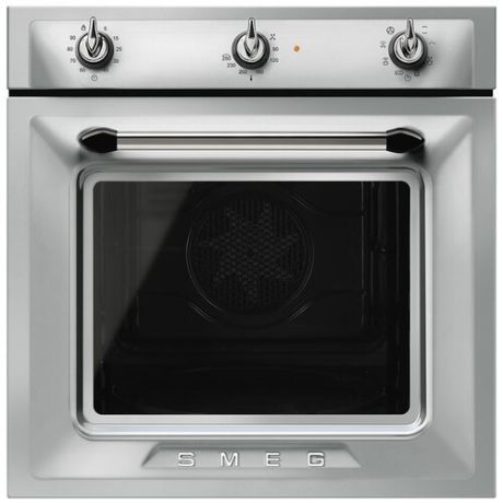 Электрический духовой шкаф Smeg SF6905X1, серебристый