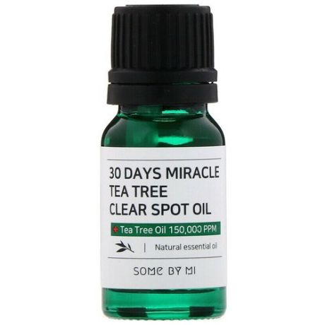 Some By Mi масло чайного дерева для проблемной кожи 30 days miracle tea tree clear spot oil, 10 мл