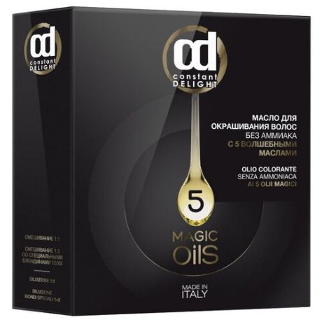 Constant Delight Масло для окрашивания волос Olio Colorante, 6.0 светло-каштановый, 50 мл