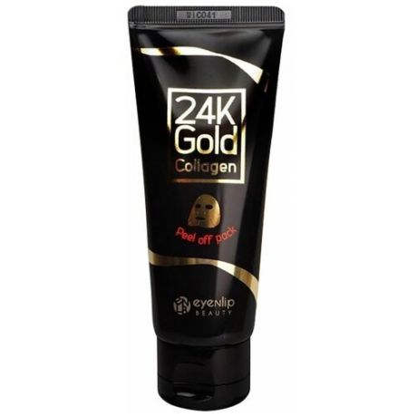 Eyenlip 24K gold collagen peel off pack очищающая маска-пленка с 24K золотом, 100 г