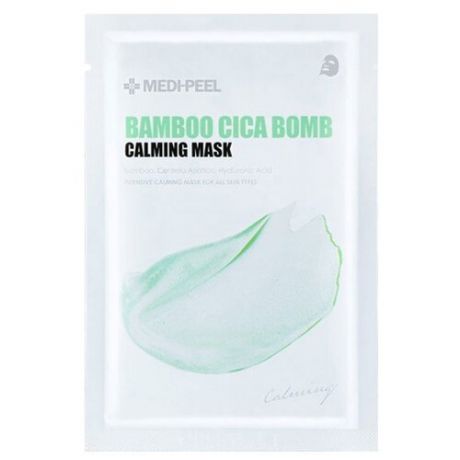 MEDI-PEEL Маска для чувствительной кожи Bamboo Cica Bomb Calming Mask, 25 мл