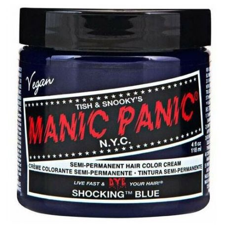 Крем Manic Panic High Voltage Shocking Blue голубой оттенок, 118 мл
