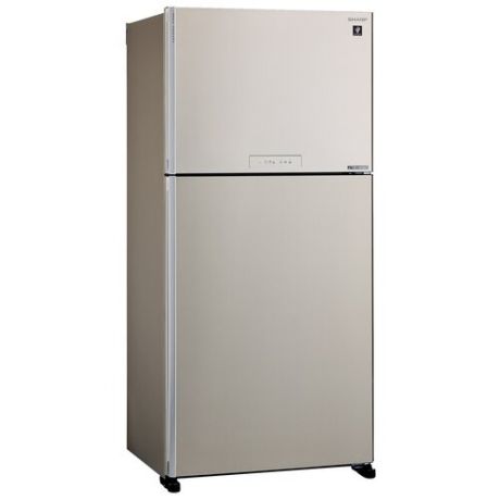 Холодильник Sharp/ Холодильник. 187x86.5x74 см. 422 + 178 л, No Frost. A++ Бежевый.