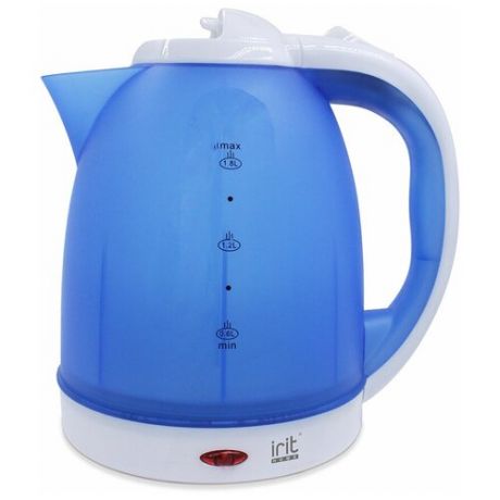 Чайник irit IR-1231, blue/white