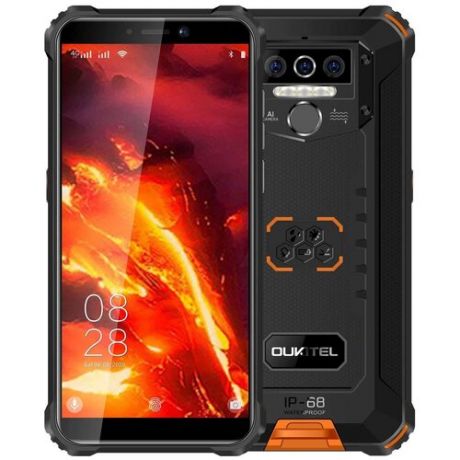 Смартфон OUKITEL WP5 Pro, черный/оранжевый