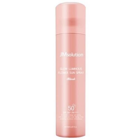 JM Solution Солнцезащитный спрей Glow Luminous Flower Sun Spray Rose SPF50+ 180 мл