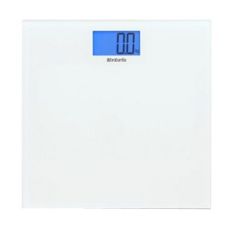 Цифровые весы для ванной комнаты на батарейках, Белый Brabantia