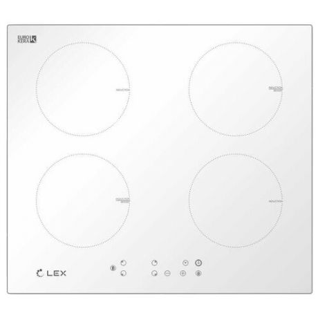 Варочная панель индукционная LEX EVI 640-1 WH (белый)