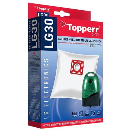 Topperr Синтетические пылесборники LG30 4 шт.