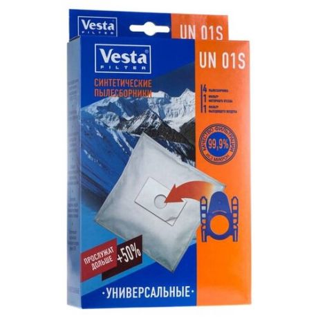 Vesta filter Синтетические пылесборники UN 01S 4 шт.