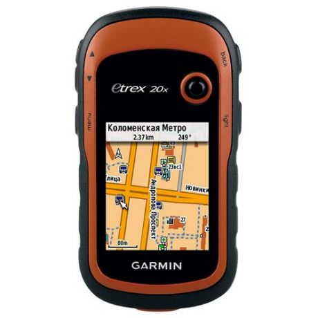 Garmin GPS-навигатор Garmin eTrex 20x, GPS, GLONASS Дороги РФ