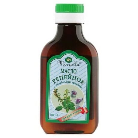 Mirrolla Репейное масло с целебными травами, 100 мл