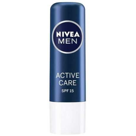 Nivea Бальзам для губ Men Active Care SPF 15