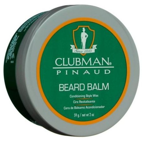 Clubman Бальзам-фиксатор для бороды Beard Balm, 59 г