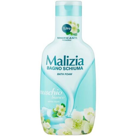 Malizia Пена для ванн White musk, 1 л