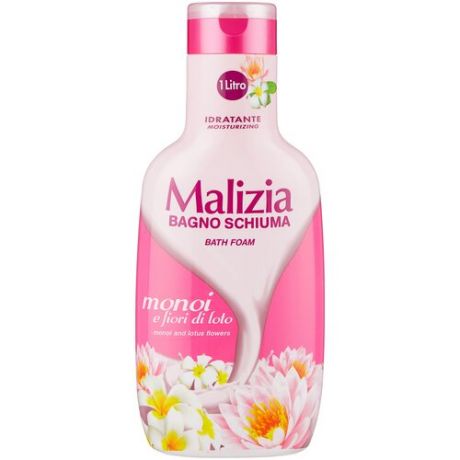 Malizia Пена для ванн Monoi and lotus flower, 1 л