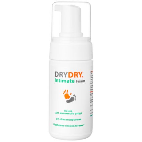 DryDry Пенка для интимной гигиены DryDry Intimate Foam, 100 мл