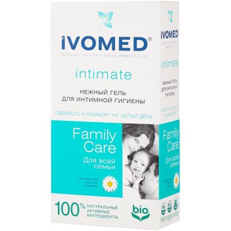 Ivomed Гель для интимной гигиены Intimate Family Care с экстрактом Ромашки, 250 мл