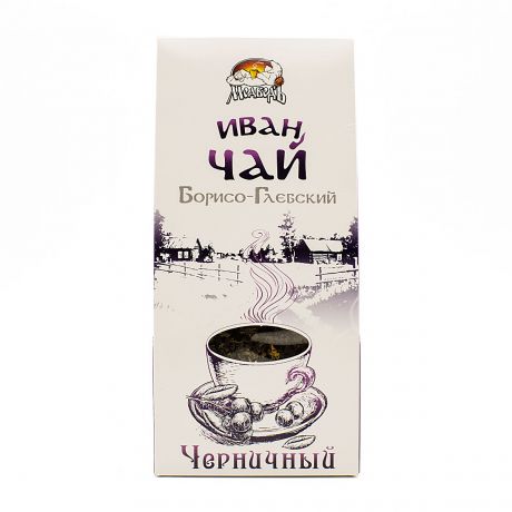 Иван-чай Борисоглебский ферментированый с листьями черники, 50 г