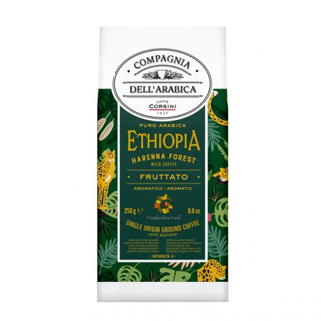 Кофе молотый Дель Арабика "Эфиопия Харенна" 250 г