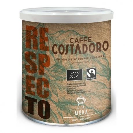 Кофе молотый COSTADORO RESPECTO MOKA 100% ARABICA, ж/б, 250 г