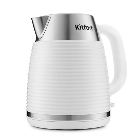 Чайник электрический Kitfort, белый, КТ-695-3