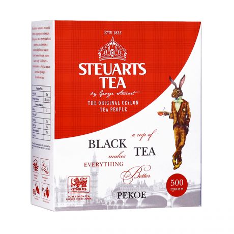 Чай черный STEUARTS TEA PEKOE, 500 г