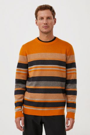 Finn-Flare мужской джемпер с шерстью в стиле color block