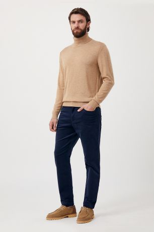 Finn-Flare вельветовые мужская брюки прямого кроя