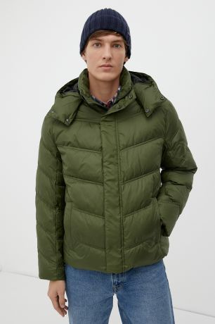 Finn-Flare утепленная куртка мужская с капюшоном